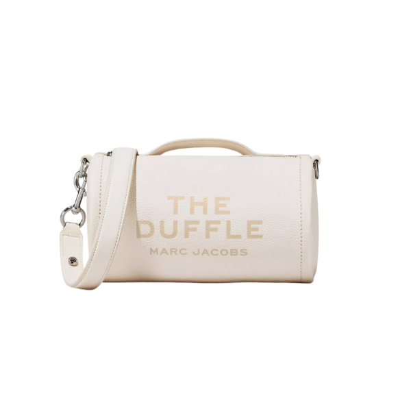 The Marc Jacobs Leather Duffle Bag Cotton/Silver