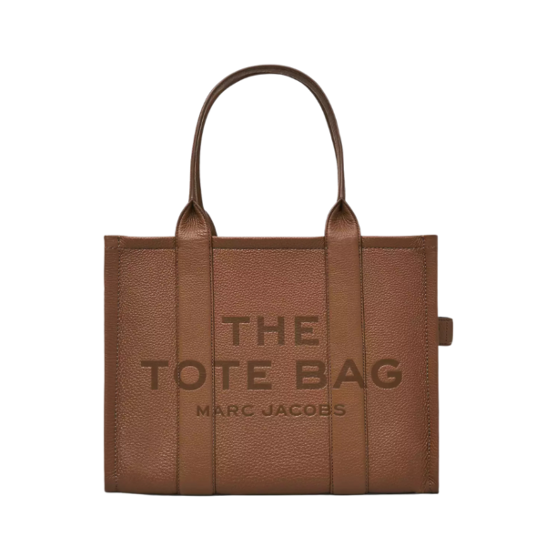 THE Marc Jacobs LEATHER LARGE TOTE BAG Argan Oil