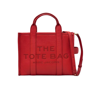 The Marc Jacobs Medium Tote Bag Leather True Red