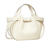 Tory Burch Small Romy Tote Light Cream