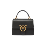 Mini Love Bag One Top Handle Light Simply BLACK-ANTIQUE GOLD