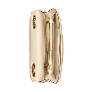 Tory Burch Kira Chevron Convertible Shoulder Bag New Cream - Image 4