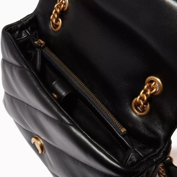 Classic Love Bag Puff Maxi Quilt BLACK-ANTIQUE GOLD - Image 3