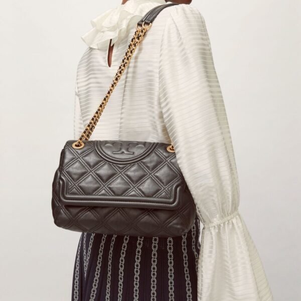 Tory Burch Fleming soft shoulder bag Black - Image 2