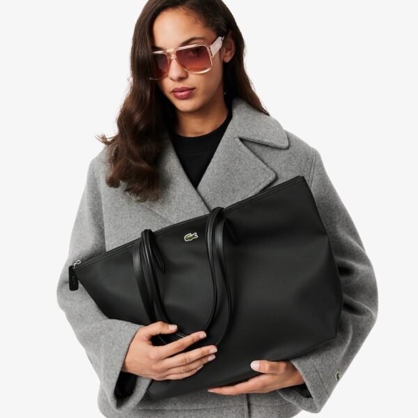 Lacoste Large L.12.12 Concept Tote Black - Image 4