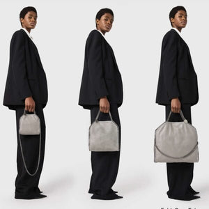 Stella McCartney Falabella chain-trimmed tote bag Black Silver - Image 7