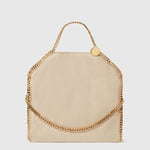 Stella McCartney Falabella Fold over tote bag Beige