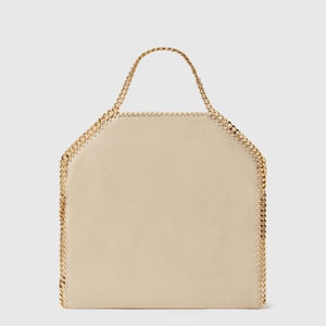 Stella McCartney Falabella Fold over tote bag Beige - Image 4