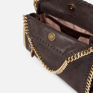Stella McCartney Falabella Tiny Tote Bag Brown - Image 4
