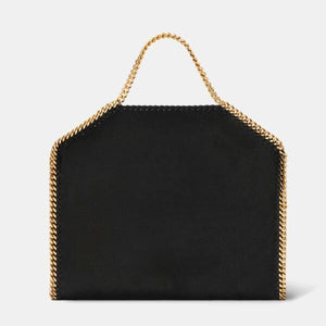 Stella McCartney Falabella chain-fold over tote bag Black gold - Image 4
