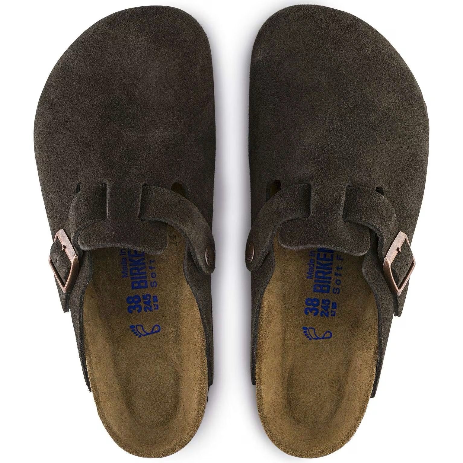 BIRKENSTOCK Boston Soft Footbed Suede Leather mocha - Image 5