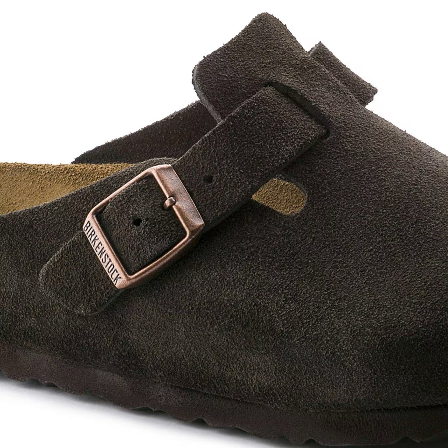 BIRKENSTOCK Boston Soft Footbed Suede Leather mocha - Image 3