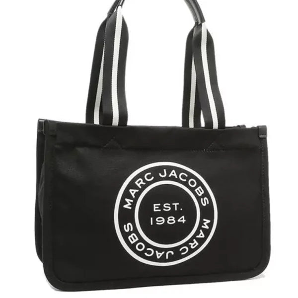 Marc Jacobs Signet Canvas Tote - Black - Image 6