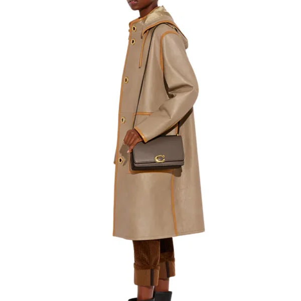 Coach Bandit Shoulder Bag Dark Stone - Image 6