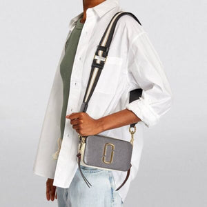 The Marc Jacobs Snapshot Cross-Body Bag Colorblock Shadow Grey/Multi - Image 5