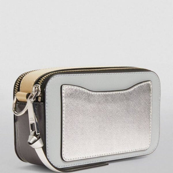 The Marc Jacobs Snapshot Cross-Body Bag Colorblock Wolf Grey/Multi - Image 4