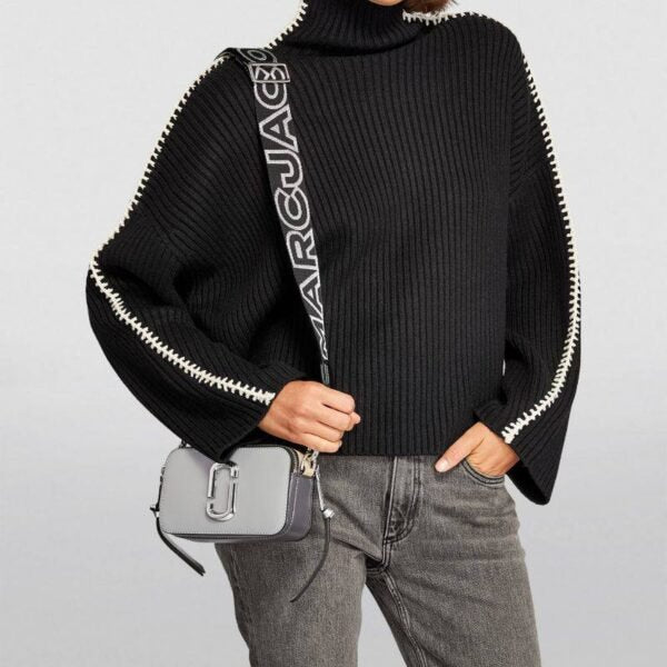 The Marc Jacobs Snapshot Cross-Body Bag Colorblock Wolf Grey/Multi - Image 2