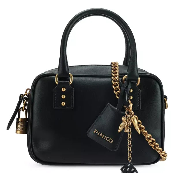 Pinko Mini Bowling Bag Black - Image 2
