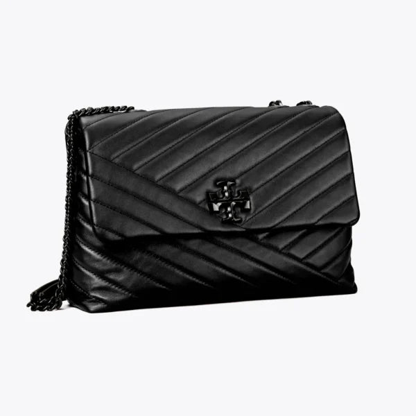 Tory Burch Kira Chevron-Quilted Convertible Shoulder Bag Black Dark - Image 2
