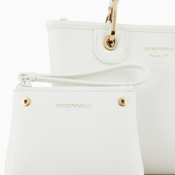 Small MyEA shopper bag with deer print White Logo - Image 6